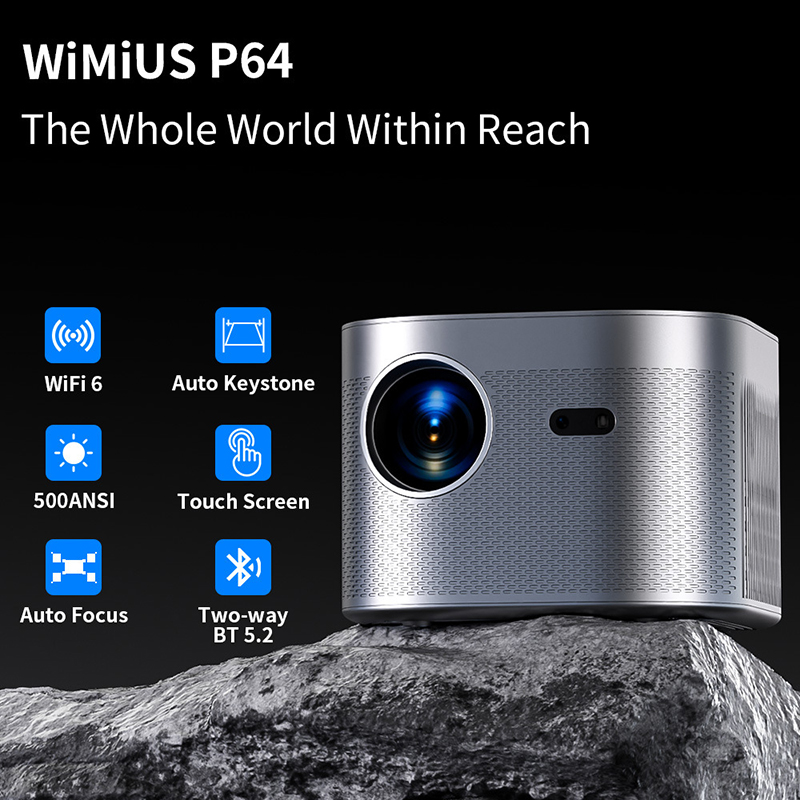 F8 LCD projector 1920*1080p high lumens android system with wifi bluetooth mirroring for mobile phone TV sticker 